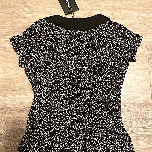 🦋 DISTURBIA (NWT) • Collared Floral Mini Dress • Size Small / US4 / Size UK8 - Picture 7 of 15